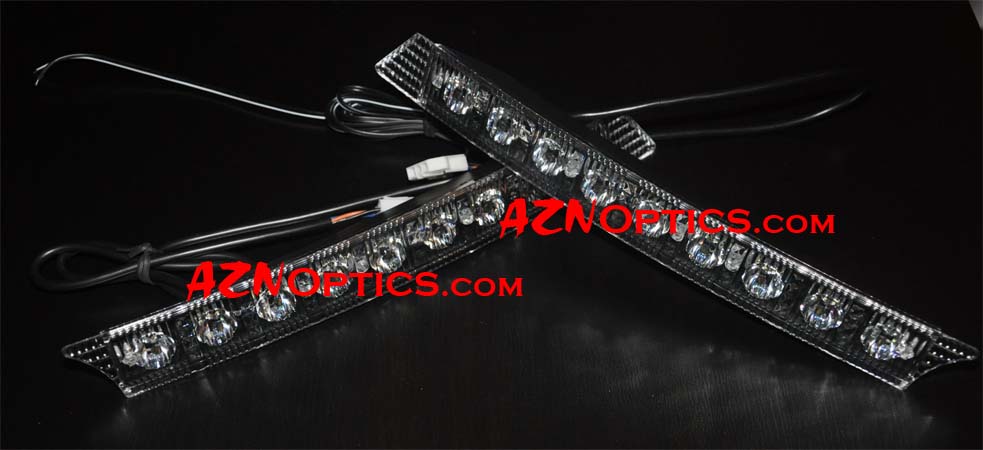 High Powered DRL 9-LED Strip - Click Image to Close